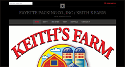 Desktop Screenshot of keithsfarmmeats.com