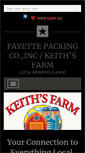 Mobile Screenshot of keithsfarmmeats.com
